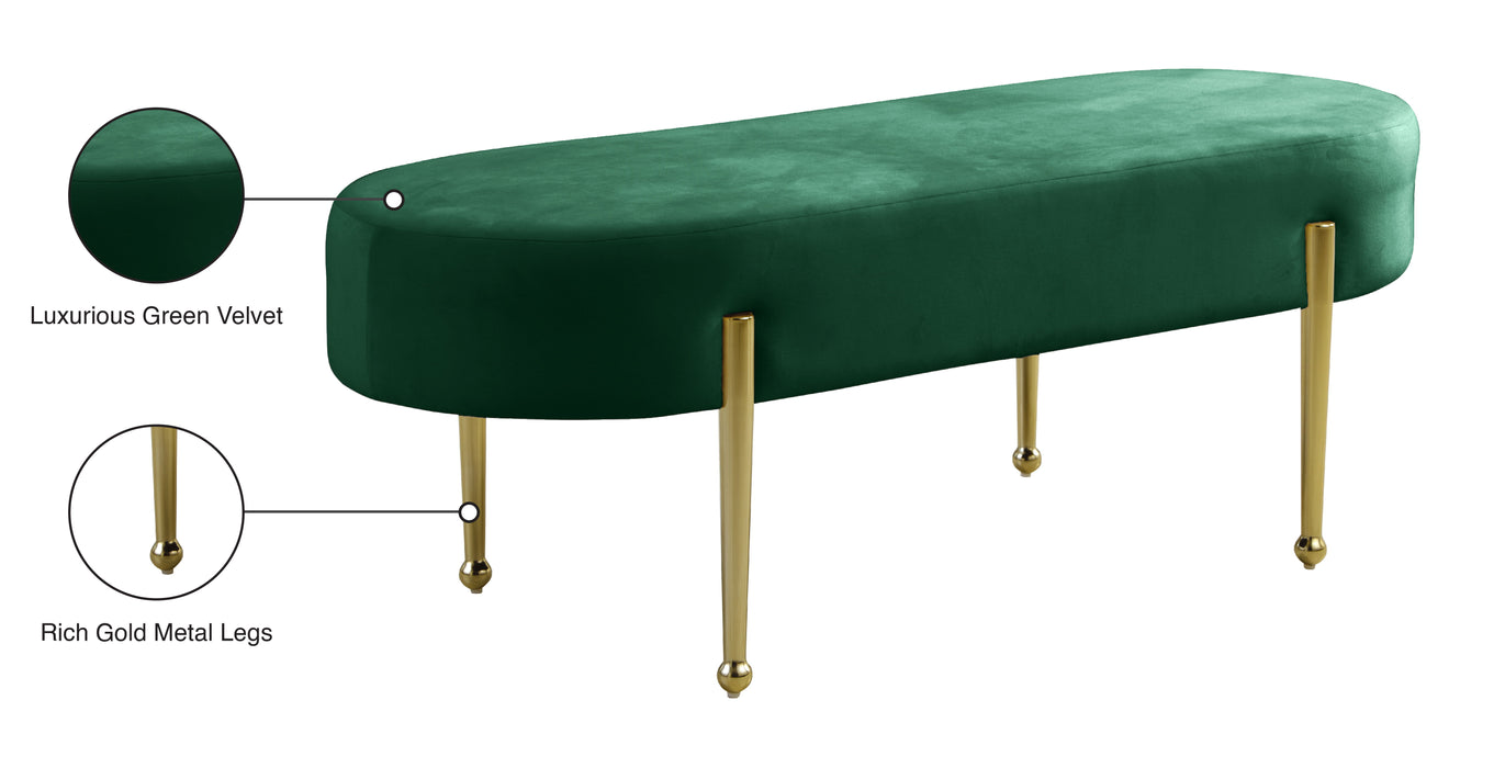 Gia - Velvet Bench