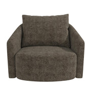 Swivel Accent Chair - Brown Gray