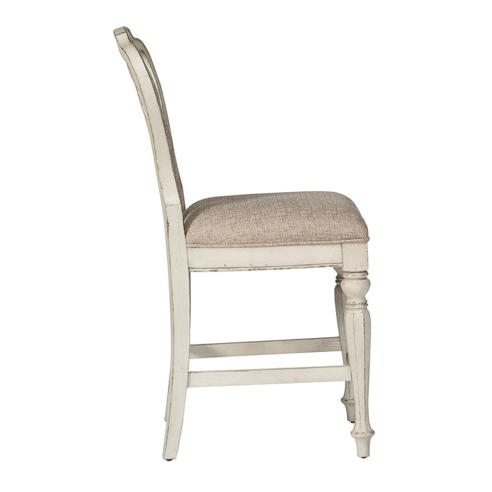 Magnolia Manor - Counter Height Chair - White