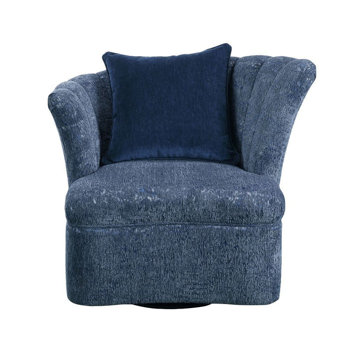 Kaffir - Chair - Blue Fabric